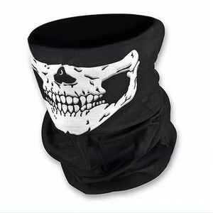 Ensemble de déguisement d'Halloween pour adultes : cape noire de la mort, masque de crâne, gants - Product Image 4