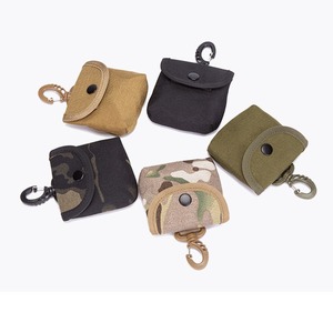 Portable Mini Key <b>Bag</b> Outdoor Leisure <b>Small</b> Hanging Nylon Coin Purse Molle System Earphone Storage Tactical Accessory - Product Image 2