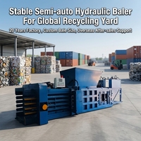 Presse à balles verticale hydraulique pour déchets, compacteur de cartons et textiles, pour le recyclage du plastique et les stations de tri des déchets