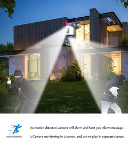 36X <span class=keywords><strong>Zoom</strong></span> óptico AI Humanoide Detección Alarma PTZ WIFI Cámara Visión nocturna a todo color Intercomunicador dual Impermeable IP Seguridad CMOS - Product Image 3