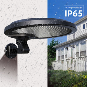 IP65 Waterproof Solar Motion Sensor LED <strong>Wall</strong> <strong>Light</strong> 6000K Daylight 5W 2200mAh Lithium-ion <strong>Battery</strong> Full Bright/Dim Bright Garden - Product Image 5
