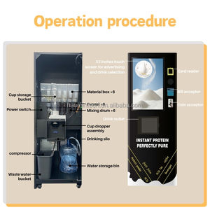 Máquina Expendedora de Batidos de Proteína con Pantalla Táctil, Máquina para Hacer Batidos de Proteína de Suero de Leche con Sabor a Naranja - Product Image 3