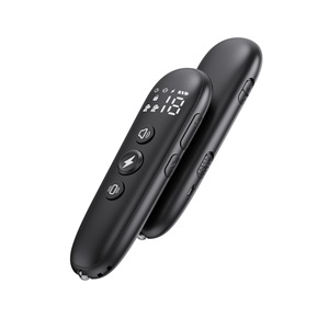 Vs2 ปลอกคอฝึกสุนัข สีดำ กันน้ำ อุปกรณ์ฝึกสัตว์เลี้ยงแบบรีโมทคอนโทรล - Product Image 1