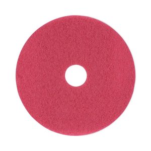 18 pouces. Tampons de polissage rouges pour sols en béton - Boardwalk BWK4018RED (5/carton) - Product Image 2
