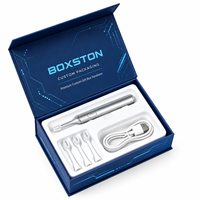 Boîte d'emballage en carton personnalisée de luxe pour brosse à dents électrique, imperméable, avec doublure en éponge, fermeture magnétique, boîte cadeau rigide