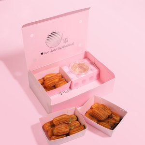 Cajas <span class=keywords><strong>de</strong></span> Embalaje para Pasteles, Donas, Sushi, Repostería y <span class=keywords><strong>Galletas</strong></span>, con Logotipo Creativo Personalizado, <span class=keywords><strong>de</strong></span> Grado Alimenticio, para Pequeñas Empresas - Product Image 1