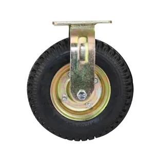 Weihang 10 дюймов золотое покрытие Heavy duty пневматические резиновые колеса для роликов надувные колеса