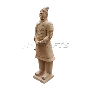 190 cm一般的な黒陶器テラコッタ戦士ユニークな粘土コレクションガーデンディスプレイ用ホームデコレーション - Product Image 3