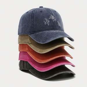 Gorra de Béisbol Personalizada con Bordado de Una Sola Aguja, Estilo Vintage Lavado, para Hombre y Mujer, Protección Solar - Product Image 1