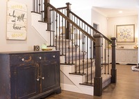 Balbusters à panier unique en fer creux, cuivre, fer, escalier, poteau en métal, broches d'escalier en fer à vendre