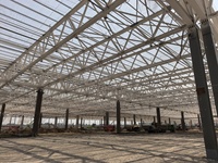 Atelier préfabriqué d'entrepôt de Structure en acier avec plaque d'acier de couleur