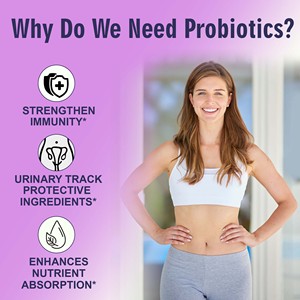 Cápsulas Probióticas para Mujeres, Gran Venta, con 100 Mil Millones de UFC, Favorecen la <span class=keywords><strong>Flora</strong></span> <span class=keywords><strong>Intestinal</strong></span>, Desarrollo de Bacterias Buenas, Salud Digestiva - Product Image 4