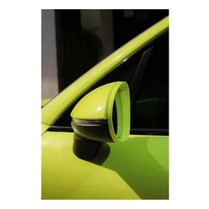 High quality PET Acid Green Film vinyl wrap for car wrapping used cars