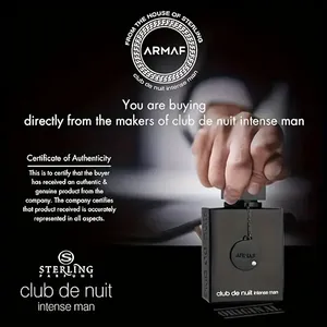 Armaf Club De Nuit Intense Man Eau De Toilette, 3.6 Onzas, Aroma Amaderado Especiado - Product Image 6