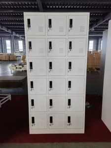 Casier en acier personnalisé à 18 portes pour l'école et la maison, casier de rangement, casiers métalliques pour la chambre à coucher - Product Image 6