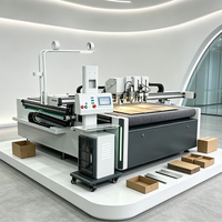 Machine de découpe numérique CNC à couteau oscillant pour carton ondulé, vinyle, textile, sellerie et boîtes en carton, avec fonction de découpe automatique de lettrage
