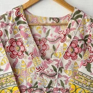 Robes florales brodées imprimées pour femmes, tenues de soirée et de fête, exportées dans le monde entier depuis l'Inde, les plus vendues - Product Image 6