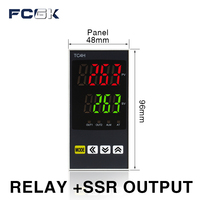 FCGK 48x96 Smart PID régulateur de température chauffage écran LCD OEM & ODM pris en charge pour le contrôle de la température du four électrique