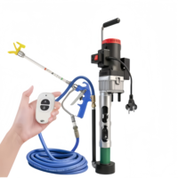 Pistolet de pulvérisation électrique sans air multifonctionnel, petit et portable, haute puissance