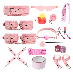 Set di Accessori per Giochi di Coppia Jiuai: Manette, Frusta in Pelle, <span class=keywords><strong>Plug</strong></span> <span class=keywords><strong>Anale</strong></span>, Giocattoli Sessuali per Adulti - Product Image 6