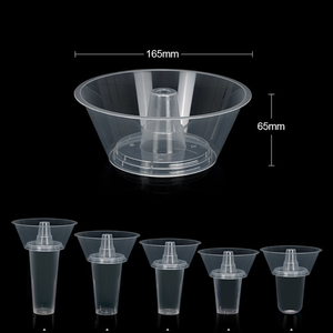 Logo personnalisable Gobelets en plastique jetables PP Gobelets durs à paroi unique, transparents/givrés, pour snacks, lait, thé, bière, smoothie, <span class=keywords><strong>tequila</strong></span>, eau pour enfants - Product Image 3