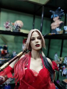 Figura de Resina GK de Margot Robbie como Harley Quinn con Vestido Rojo, Escala 1/<span class=keywords><strong>4</strong></span>, Coleccionable de la Película Escuadrón <span class=keywords><strong>Suicida</strong></span>, para Exhibición en la Sala de Hombres, Regalo - Product Image 2