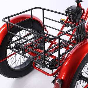 Vélo cargo électrique à assistance à la conduite pour personnes à mobilité réduite, dernier modèle, batterie au lithium amovible, cadre en alliage, frein à disque - Product Image 4