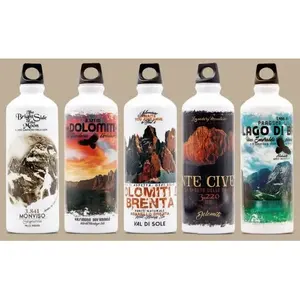 Botella de agua LAKALRIC de aluminio reciclado, gadgets ecológicos - Product Image 1