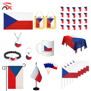Ensemble de fanion de la <span class=keywords><strong>République</strong></span> <span class=keywords><strong>tchèque</strong></span> en gros, bracelet, drapeau de jardin, tasse en céramique, drapeaux nationaux pour célébrer la Journée nationale - Product Image 1