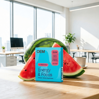 Source Factory : Chewing-gum Énergie & Concentration à la Pastèque (Poudre, Capsules, Gélules, Gommes, Comprimés, Pilules) |   OEM/Marque privée disponible