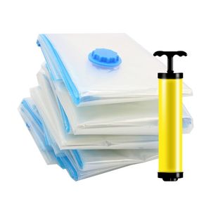 Wholesale Home Transparent Vacuum Travel Compression Bag Folding Storage Bag