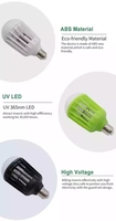 Lampe anti-moustiques UV de bonne qualité avec ampoule de piège à insectes électrique à LED