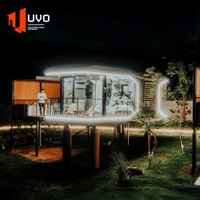 Capsule spatiale de luxe au Mexique, hôtel de vacances modulaires préfabriquées, cabines de villégiature écologiques personnalisables pour le glamping et Airbnb