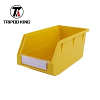 Contenedor de Almacenamiento Industrial de Plástico Resistente, Antiestático, ESD Seguro, Ahorra Espacio, Duradero, de Alta Calidad para Logística