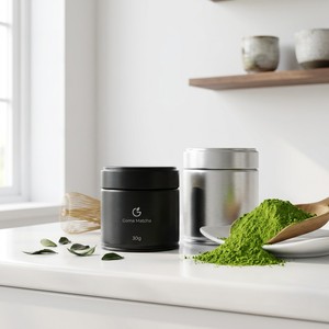 Matcha Powder <b>Tin</b> Can Custom Label Green <b>Tea</b> Bulk Wholesale OEM Packaging Private Label Factory Direct Supply Stock - Product Image 3
