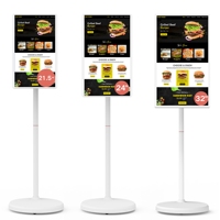 Nouvel écran intelligent portable 32 pouces 4K UHD Android 14 RK3576S, moniteur tactile mobile avec roulettes, téléviseur sans fil sur roulettes pour la maison