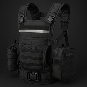 กระเป๋าอุ้มเด็กแบบพกพาวัสดุไนลอนแบบพกพาที่มีตัวเลือกการอุ้มด้านหน้าและด้านหลังตามหลักสรีรศาสตร์หรูหรา - Product Image 3