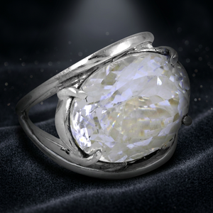 Anillo de Plata de Ley 925 con Circonita Cúbica Creada en Laboratorio, Brillante, de Art Palace, Certificado por IGI, Joyería Unisex de Moda - Product Image 2