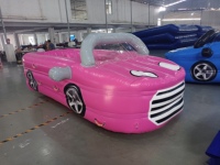 Voiture gonflable de luxe pour sports nautiques, flotteur géant tractable pour la location et les parcs aquatiques