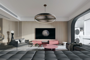 <span class=keywords><strong>Estilo</strong></span> moderno al por mayor de pared de televisión moderna de madera consola multimedia de lujo muebles de sala de estar <span class=keywords><strong>mueble</strong></span> de TV montado en la pared - Product Image 5