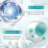 Masque facial en tissu OEM à marque privée, à l'acide hyaluronique et au collagène, raffermissant et revitalisant, pour le nez et le visage (vente en gros)