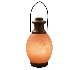 Himalayan <b>Pink</b> Salt <b>Lamp</b> Lantern Shape Natural Rock Decorative <b>Table</b> Light Indoor Outdoor Home Decor wholesale - Product Image 6