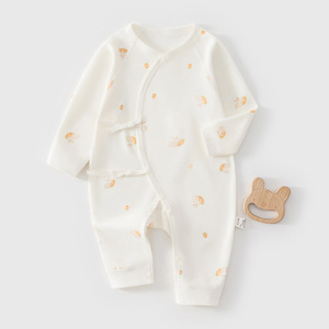 Mameluco de Manga Larga para Bebé, Algodón Puro, Estampado de Mariposas, Unisex, Body para Recién Nacido, Ropa de Primavera y Otoño - Product Image 1