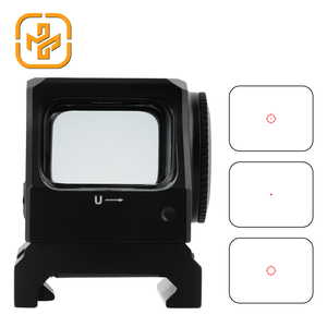 Focuhunter săn bắn cao cấp năng lượng mặt trời 1x21mm kín Red Dot Sight chiến thuật chống sốc đa mặt kẻ ô Red Dot với 3 reticles - Product Image 4