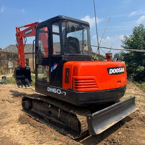 Excavadora Usada Doosan DH60 de 6 Toneladas Más Vendida, Excavadora Hidráulica de Segunda Mano Doosan DH55 con EPA/CE en Existencia, Entrega Rápida - Product Image 3