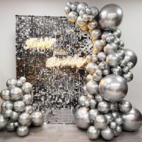 STELLAR Boules Miroir Géantes Gonflables en PVC Imperméables, Ballons Décoratifs pour Fêtes, Discothèques, Publicité, Réfléchissants, Faciles à Installer et à Gonfler