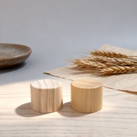 Tapas de Madera de Varios Estilos para Botellas, 15 mm, Cuello de Presión, Madera de Fresno, Redondas y Cuadradas, para Botellas de Perfume de Vidrio
