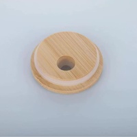Bouteille en verre de 500ml avec couvercle en bambou