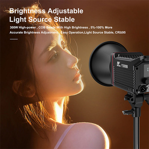 BAFANG 300W Photographie Professionnelle Éclairage Bi Équipement LED Cob Vidéo Lumière pour <span class=keywords><strong>TikTok</strong></span> YouTube Salon - Product Image 3