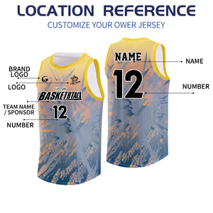 Camiseta de Baloncesto Personalizada para Hombre, Diseño Original con Nombre y Número Impresos, Camiseta Deportiva sin Mangas para Jóvenes, Sublimación Digital, Z-1669 - Product Image 2